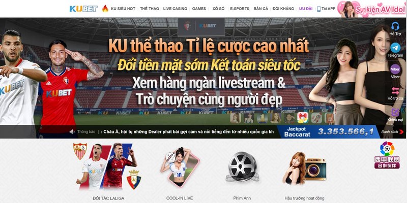 KU11là một trang web cá cược trực tuyến hàng đầu tại Châu Á
